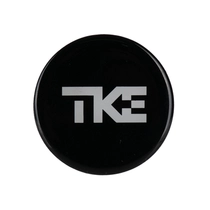 ETIQUETA REDONDA LOGO TKE FUNDO PRE
