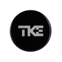 ETIQUETA REDONDA LOGO TKE FUNDO PRE