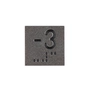 ETIQUETA "-3" BOTAO STEPC-PRETO