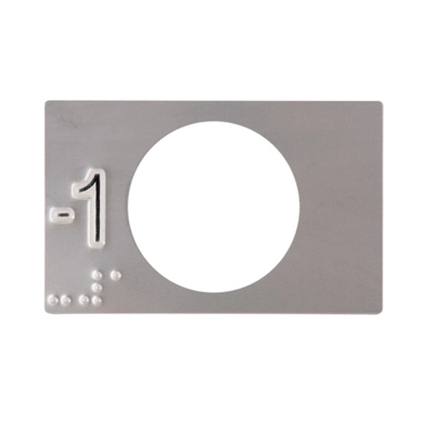 PAINEL -1 EM INOX ESTAMPADO
