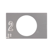 PAINEL 2 EM INOX ESTAMPADO