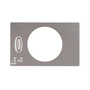 PAINEL 0 EM INOX ESTAMPADO