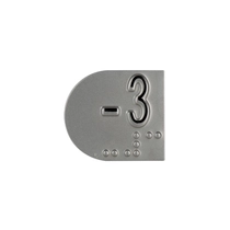 PAINEL -3 EM INOX ESTAMPADO