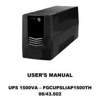 NOBREAK 230V 1500VA 600HZ 900W UPS