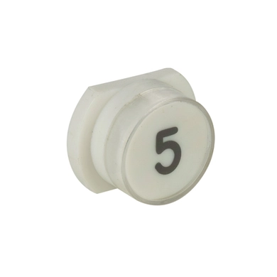 BOTAO BRANCO C/IMPRESSAO PRETA 5