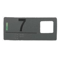 ETIQUETA SKY.GRAFITE 7 NUM. PRETO