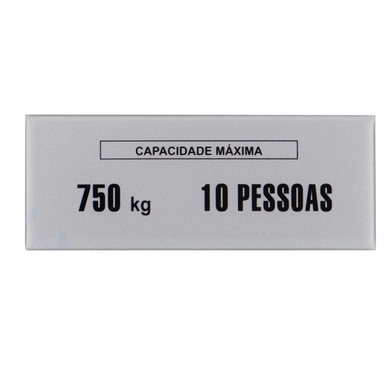 PLACA CAP MAXIMA S/ PESA. 10 PESS.