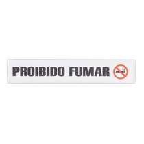 ETIQUETA PROIBIDO FUMAR (PORTUGUES)