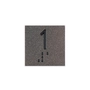 ETIQUETA "1" BOTAO STEPC PRETO