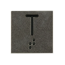 ETIQUETA "T" BOTAO STEP PRETO