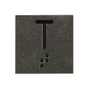 ETIQUETA "T" BOTAO STEP PRETO