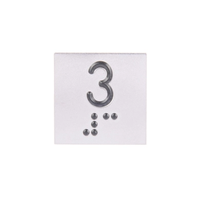 ETIQUETA "3" BOTAO STEPC - PRETO