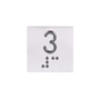 ETIQUETA "3" BOTAO STEPC - PRETO