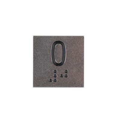 ETIQUETA "0" BOTAO STEPC PRETO