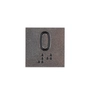 ETIQUETA "0" BOTAO STEPC PRETO