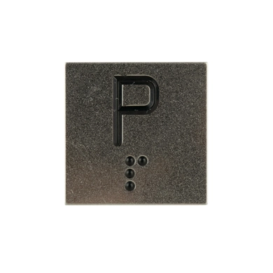 ETIQUETA "P" BOTAO STEPC-PRETO