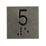 ETIQUETA "5" BOTAO STEP-PRETO