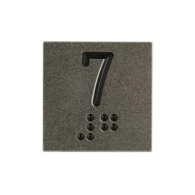 ETIQUETA "7" BOTAO STEPC-PRETO