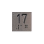 ETIQUETA "17" BOTAO STEPC-PRETO