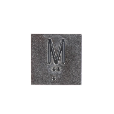 ETIQUETA "M" BOTAO STEPC- PRETO