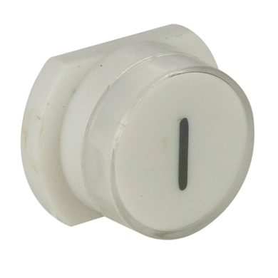 BOTAO BRANCO C/ IMPRESSAO PRETA 1